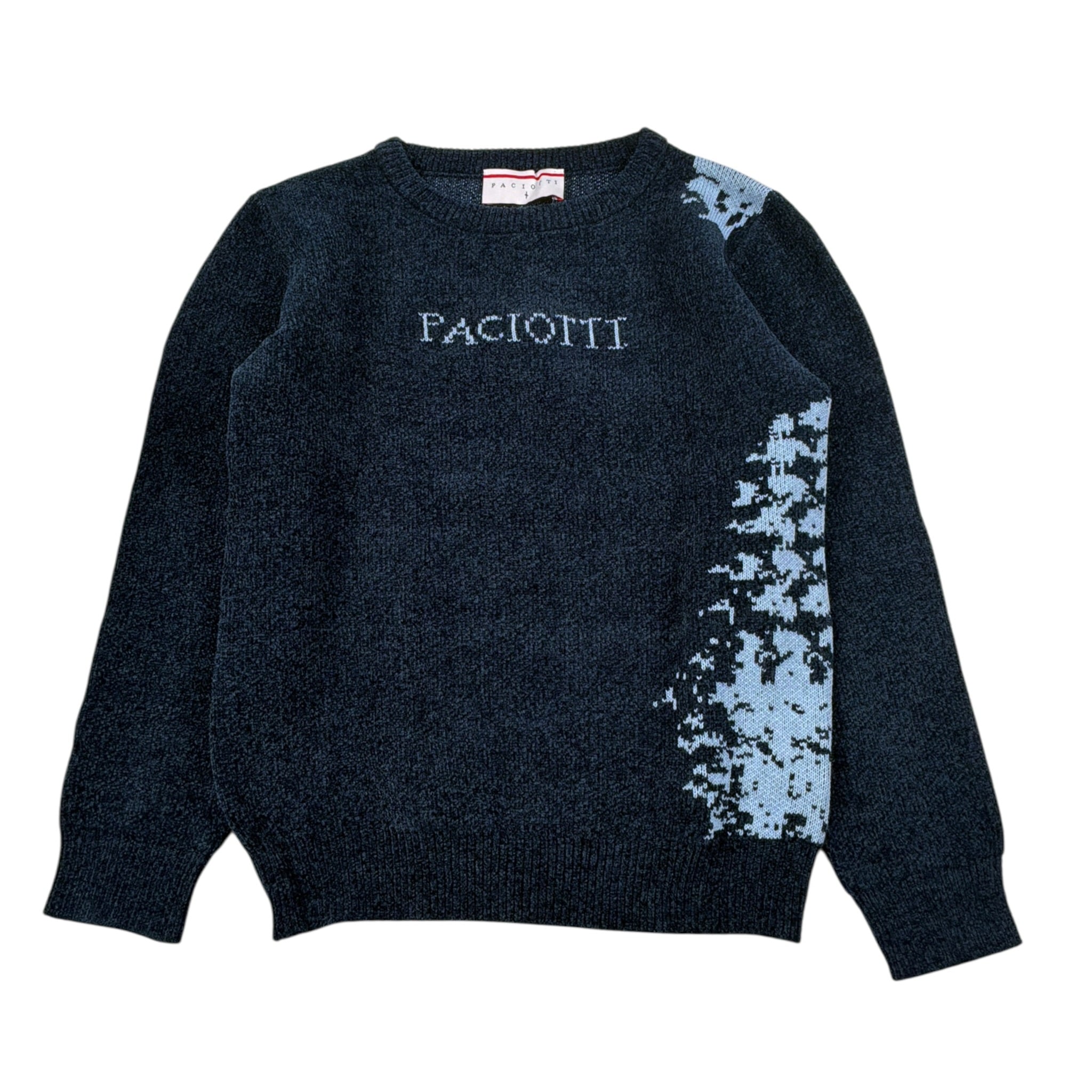 Cesare Paciotti Maglia tinta unita Girocollo Blu per Bambino MGP635B BLU CESARE PACIOTTI 