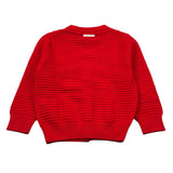 Cesare Paciotti Cardigan tinta unita con Stampa Rosso per Neonato MGP6360BN ROSSO CESARE PACIOTTI 