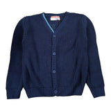 Cesare Paciotti Cardigan tinta unita con Logo Blu per Bambino MGP6362B BLU CESARE PACIOTTI 
