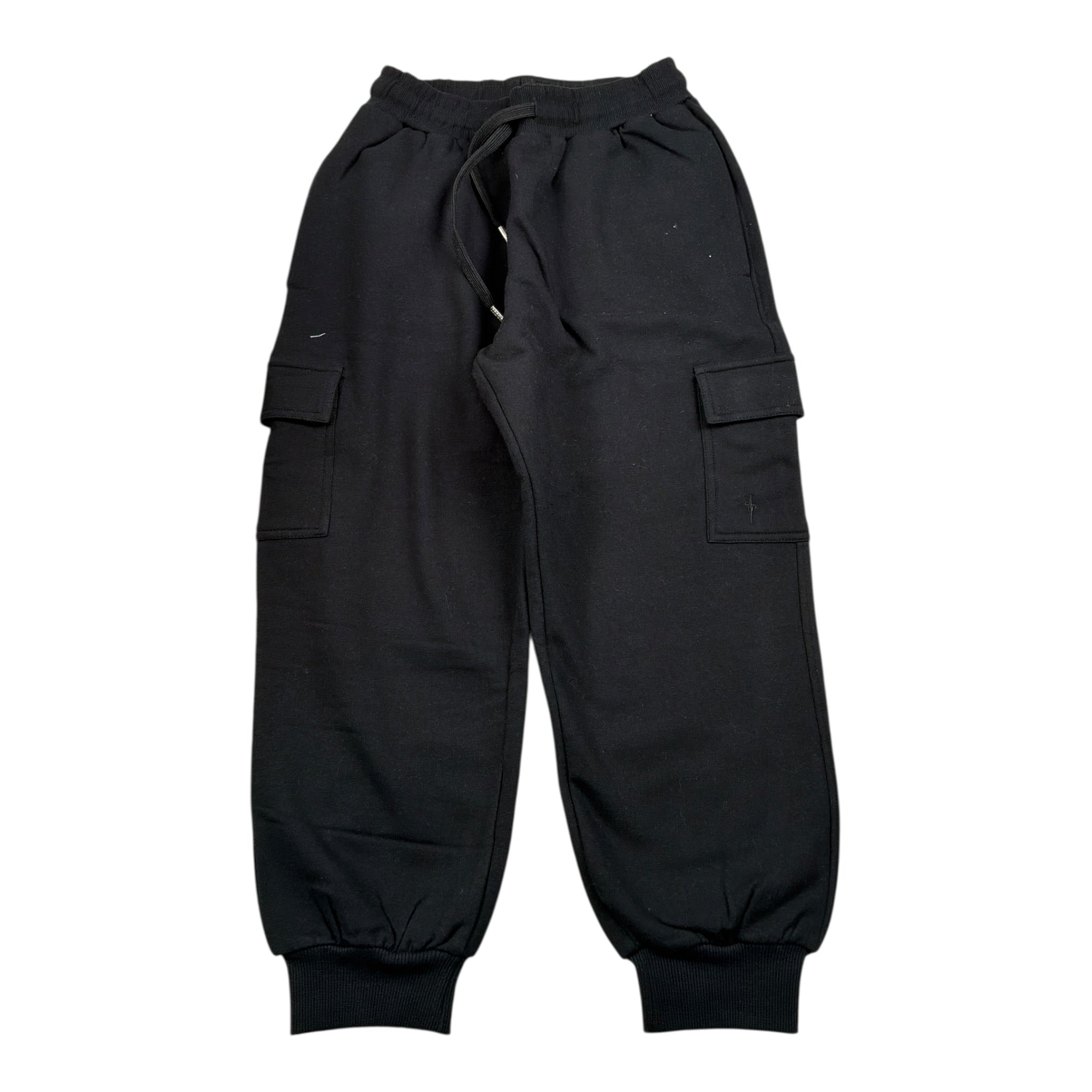 Cesare Paciotti Pantalone tinta unita con Alstico In Vita Nero per Bambino PFP6301J NERO CESARE PACIOTTI 