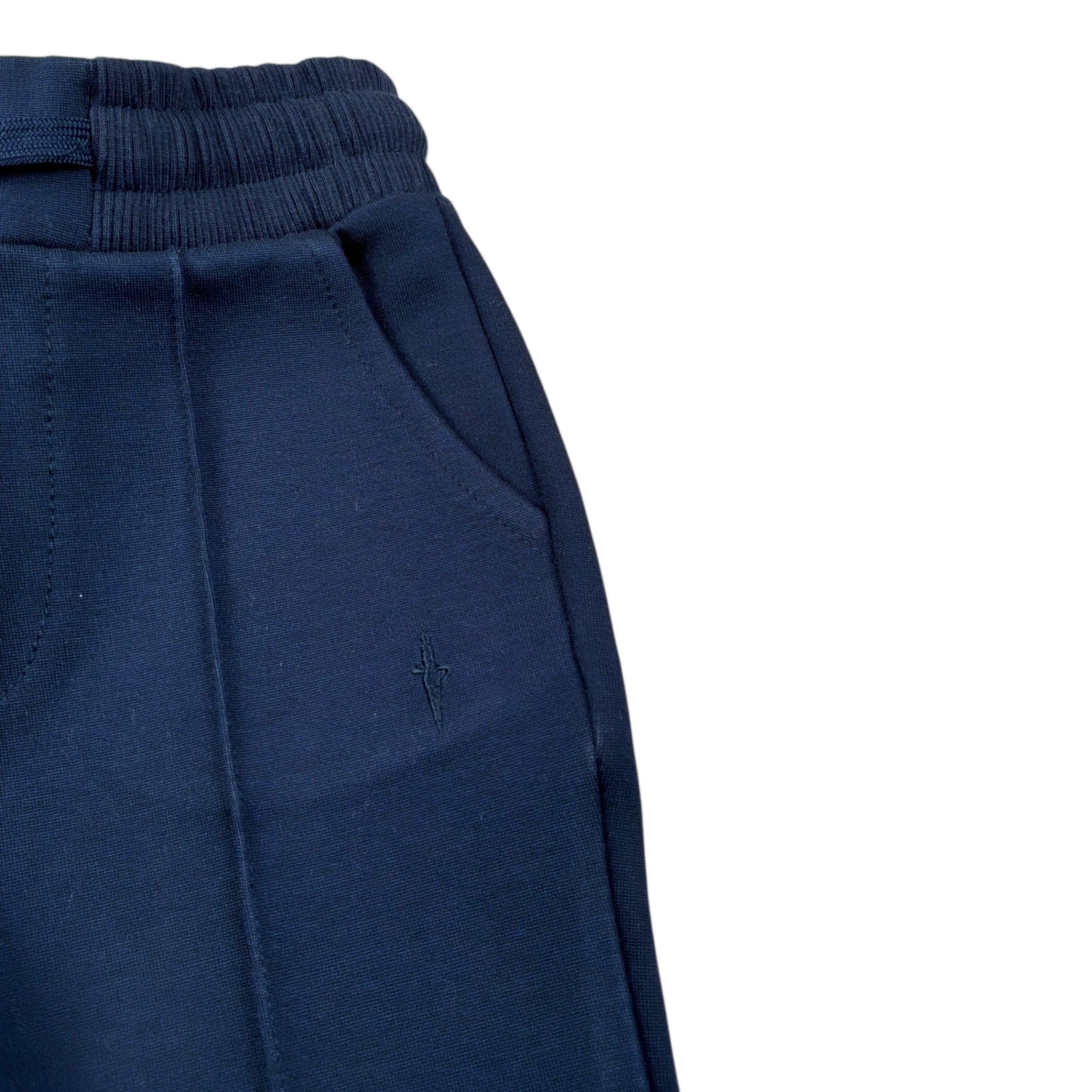 Cesare Paciotti Pantalone tinta unita con Elastico In Vita Blu per Neonato PFP6352B BLU CESARE PACIOTTI 