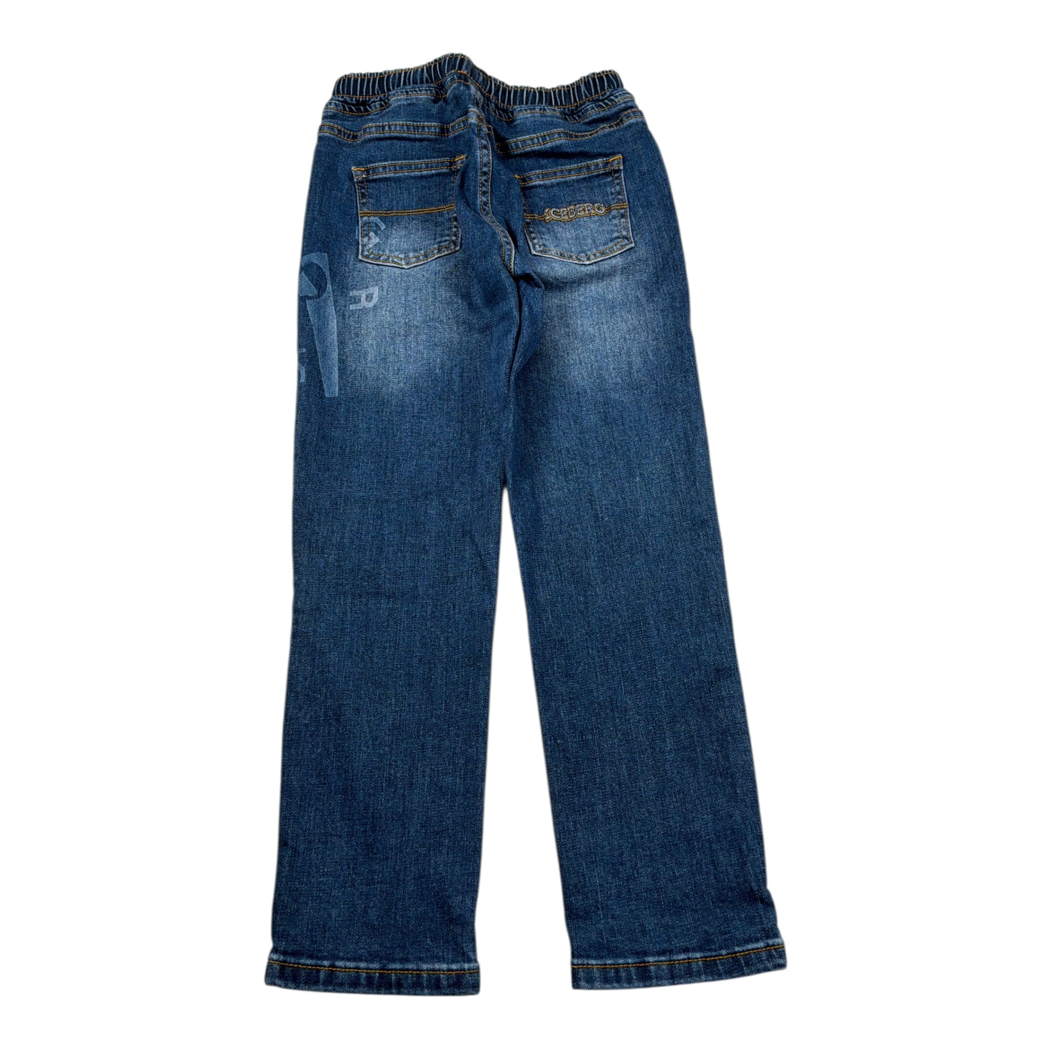 Cesare Paciotti Jeans tinta unita con Elastico In Vita Blu per Bambino PTICE6315B BLU CESARE PACIOTTI 