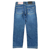 Cesare Paciotti Jeans tinta unita con Girovita Regolabile Blu per Bambino PTP6301BX BLU CESARE PACIOTTI 