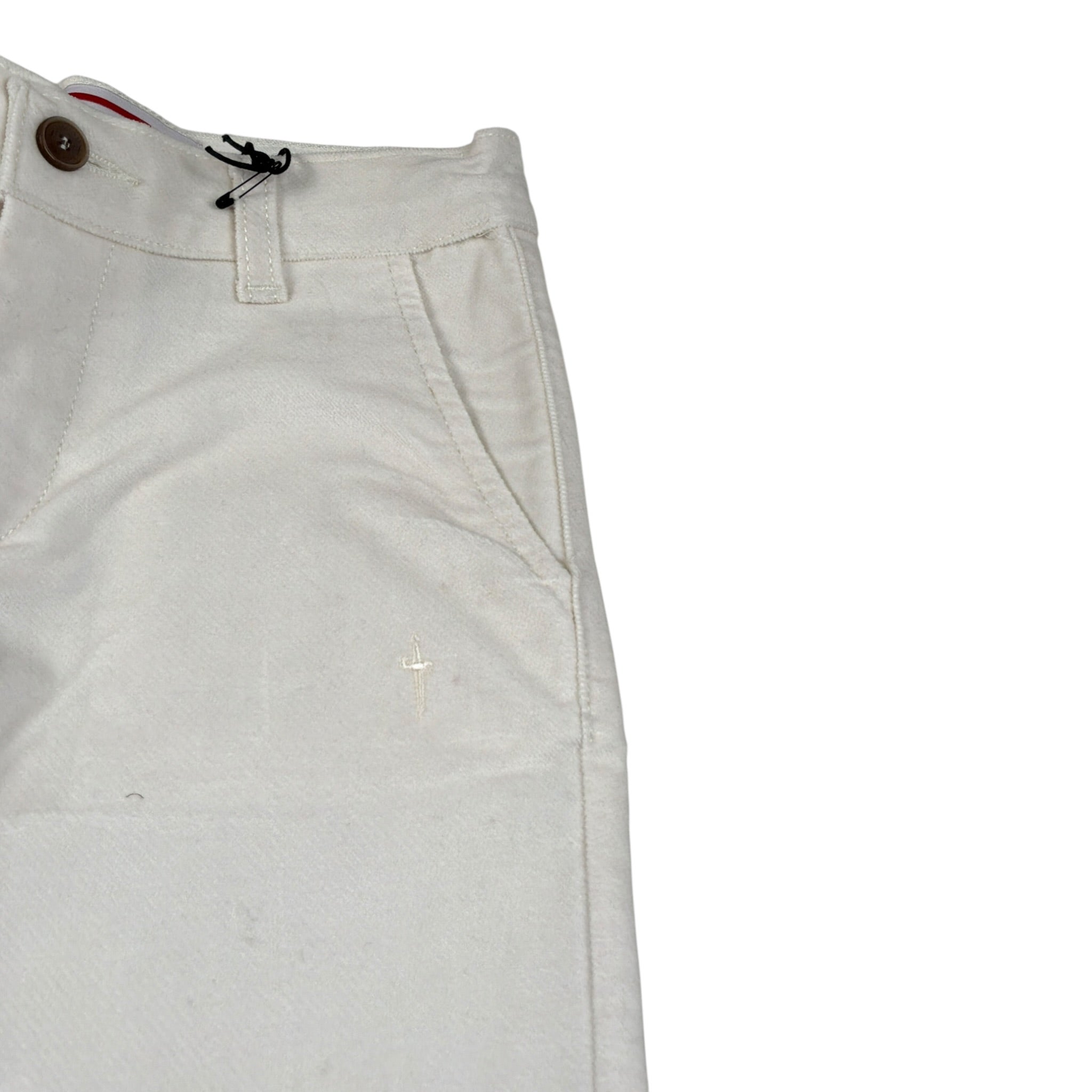 Cesare Paciotti Pantalone tinta unita In Velluto Panna per Bambino PTP6351BJX PANNA CESARE PACIOTTI 