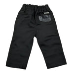 Cesare Paciotti Pantalone tinta unita con Elastico In Vita Nero per Neonato PTP6355B NERO CESARE PACIOTTI 