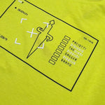 Cesare Paciotti Shirt tinta unita con Stampa Verde Acido per Bambino TSP6302J VERDE ACIDO CESARE PACIOTTI 