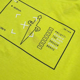 Cesare Paciotti Shirt tinta unita con Stampa Verde Acido per Bambino TSP6302J VERDE ACIDO CESARE PACIOTTI 