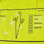 Cesare Paciotti Shirt tinta unita con Stampa Verde Acido per Bambino TSP6302JX VERDE ACIDO CESARE PACIOTTI 