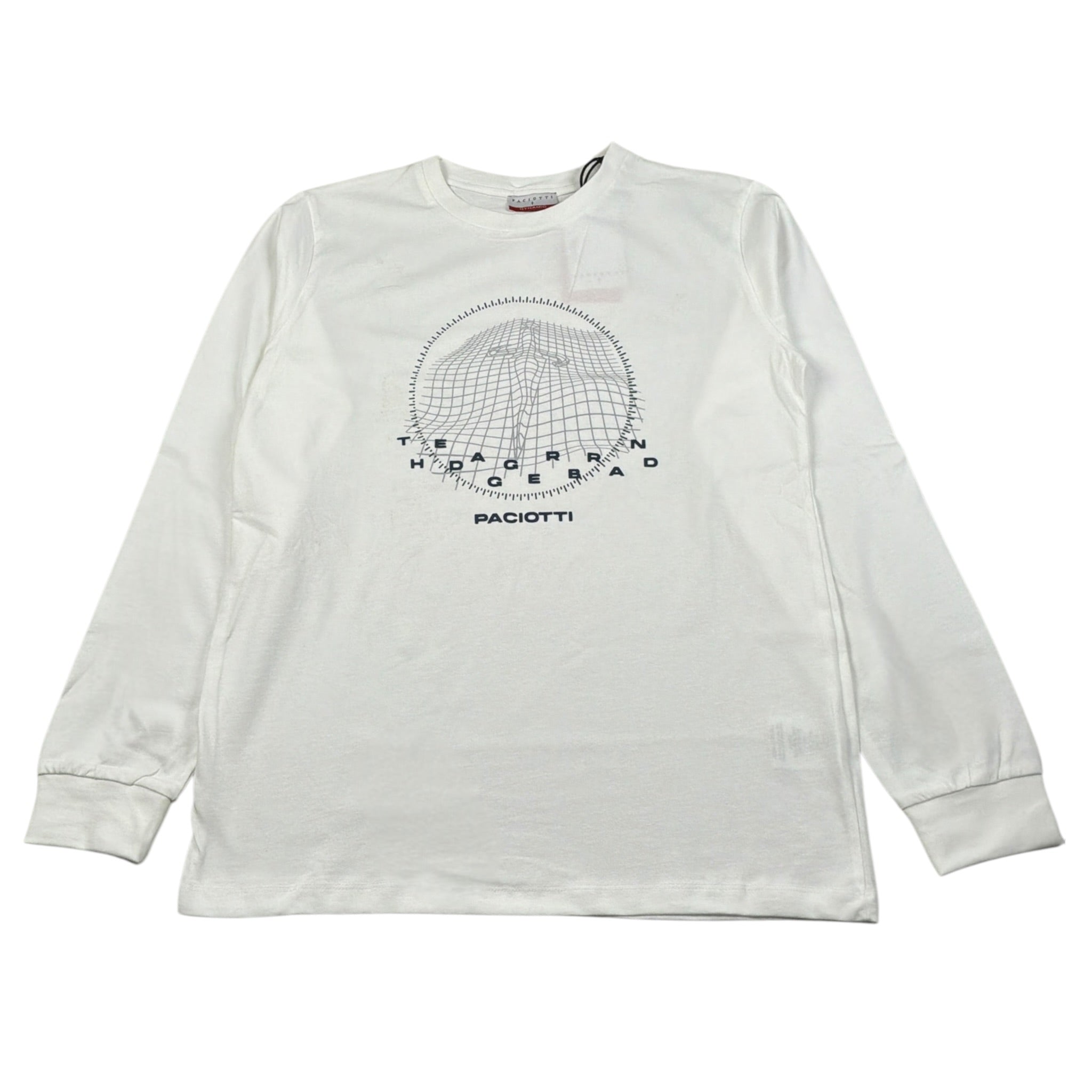 Cesare Paciotti Shirt Girocollo tinta unita con Stampa Bianco per Bambino TSP6311J BIANCO CESARE PACIOTTI 