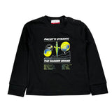 Cesare Paciotti Shirt Girocollo tinta unita con Stampa Nero per Neonato TSP6314BXN NERO CESARE PACIOTTI 