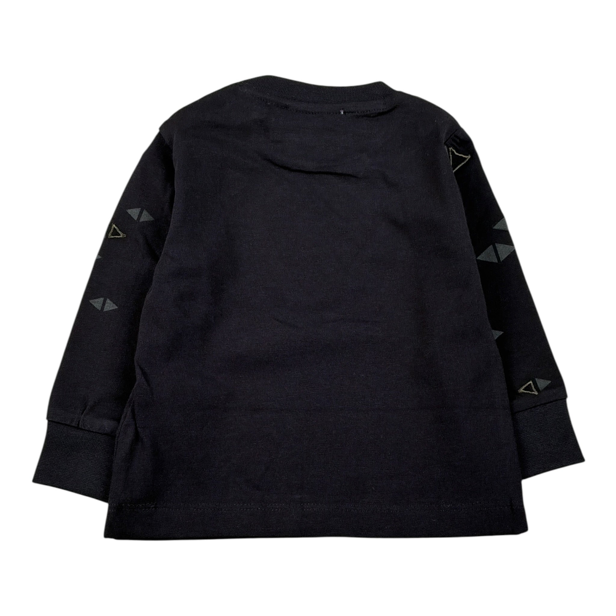 Cesare Paciotti Shirt Girocollo tinta unita con Stampe Nero per Neonato TSP6353BN NERO CESARE PACIOTTI 