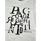 Cesare Paciotti Shirt Girocollo tinta unita con Logo Bianco per Bambino TSP6357J BIANCO CESARE PACIOTTI 