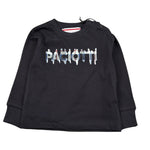 Cesare Paciotti Shirt tinta unita con Stampa Nero per Neonato TSP6360BX NERO CESARE PACIOTTI 