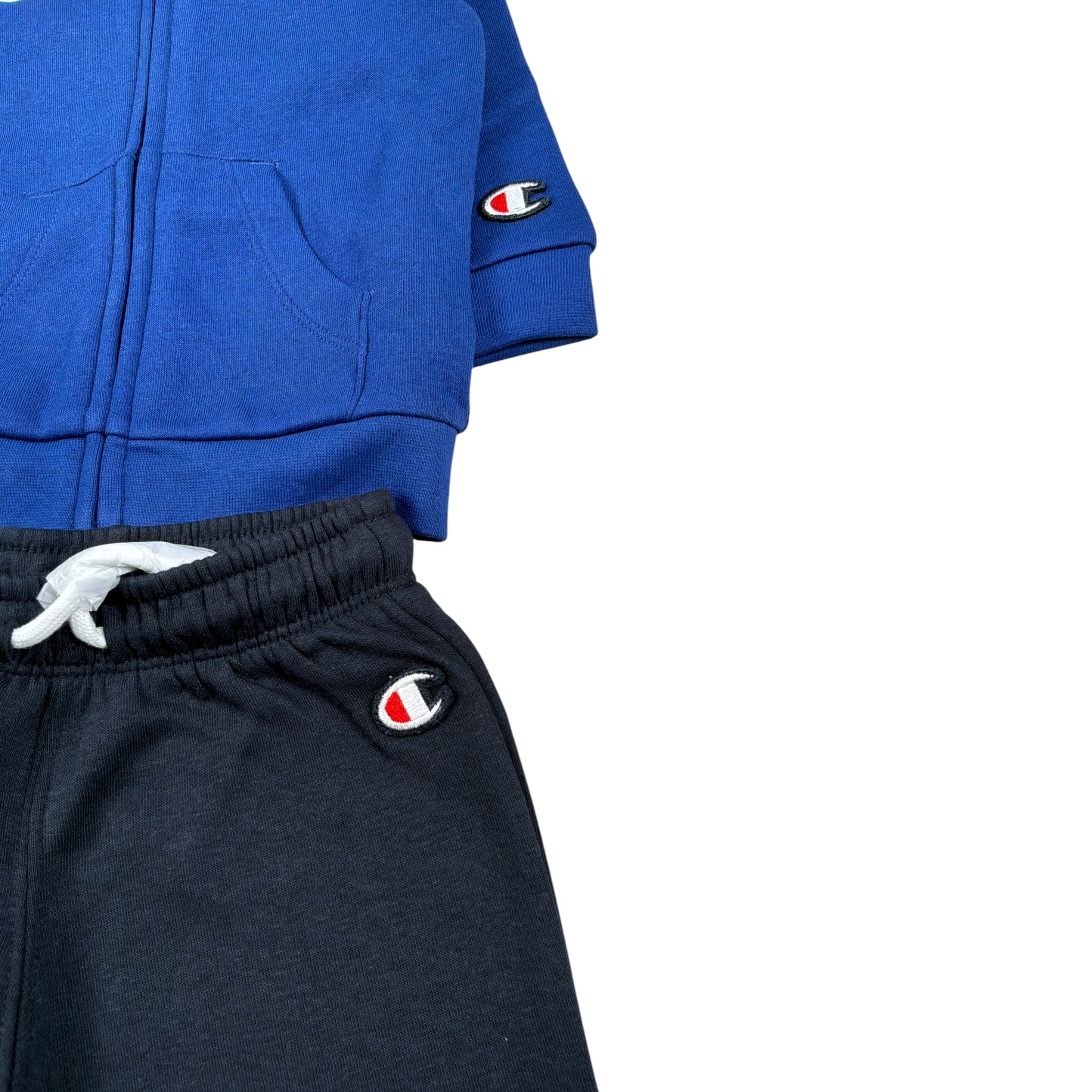 Champion Completo 2Pz Felpa con Zip-Pantalone Cobalto per Neonato 306530 COBALTO CHAMPION 