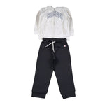 Champion Completo 2Pz Felpa con Zip-Pantalone Panna per Neonato 307266 PANNA CHAMPION 