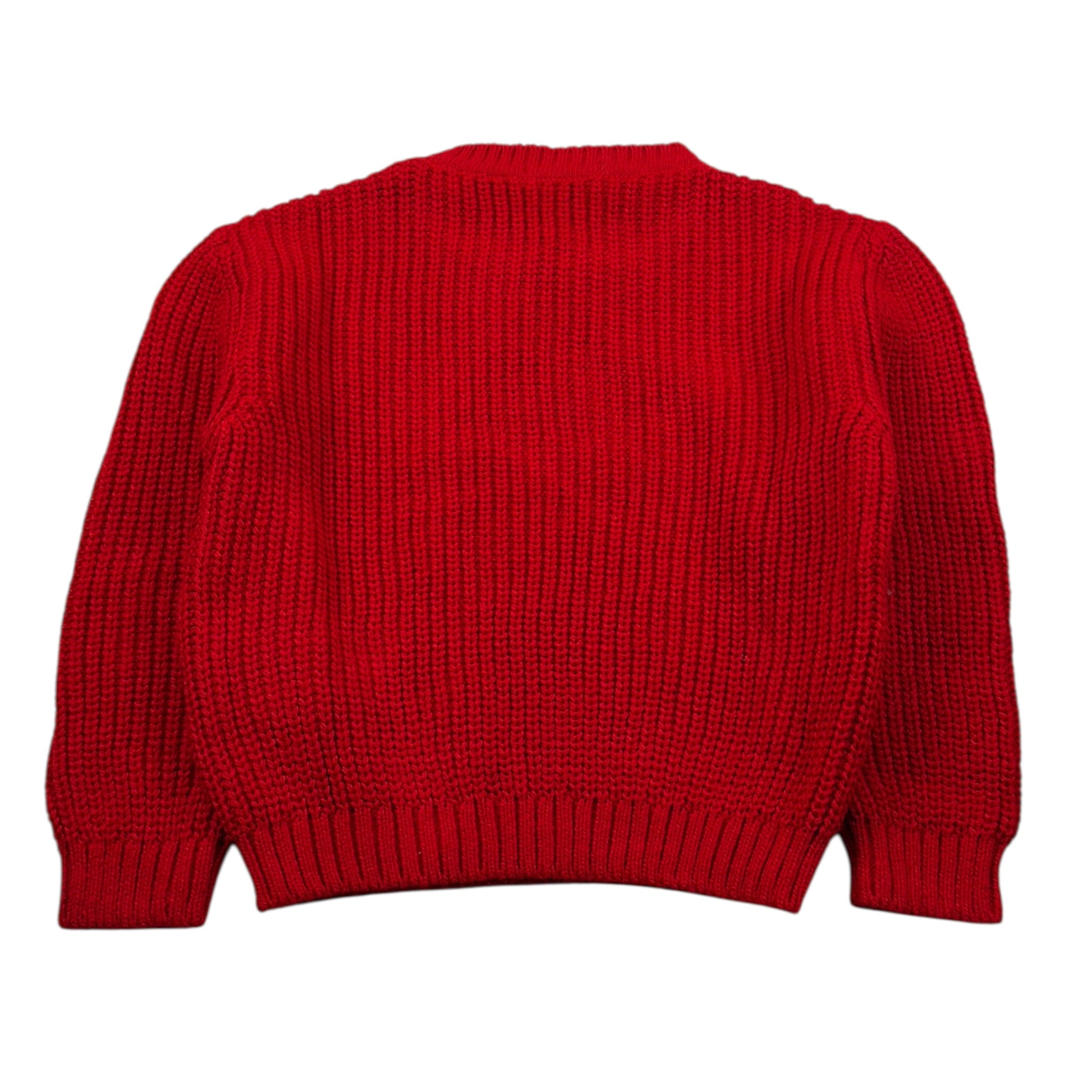 Ciccino Maglia Girocollo tinta unita Rosso per Bambina CCB03177 ROSSO CICCINO 
