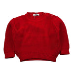 Ciccino Maglia Girocollo tinta unita Rosso per Neonata CCB0317 ROSSO CICCINO 