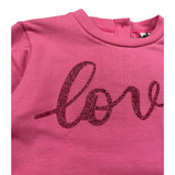 Ciccino Abito Manica Lunga tinta unita Rosa per Neonata CCG0360 ROSA CICCINO 