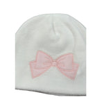 Ciccino Cappello tinta unita In Ciniglia Bianco per Neonata CCG0639 BIANCO CICCINO 