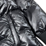 Ciesse Piumini Giubbino tinta unita con Zip E Cappuccio Nero per Bambino 246CPJJ02852 NERO CIESSE PIUMINI 