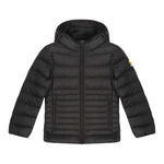 Ciesse Piumini Giubbino tinta unita con Cappuccio Nero per Bambina WILLOWELGIRL NERO CIESSE PIUMINI 