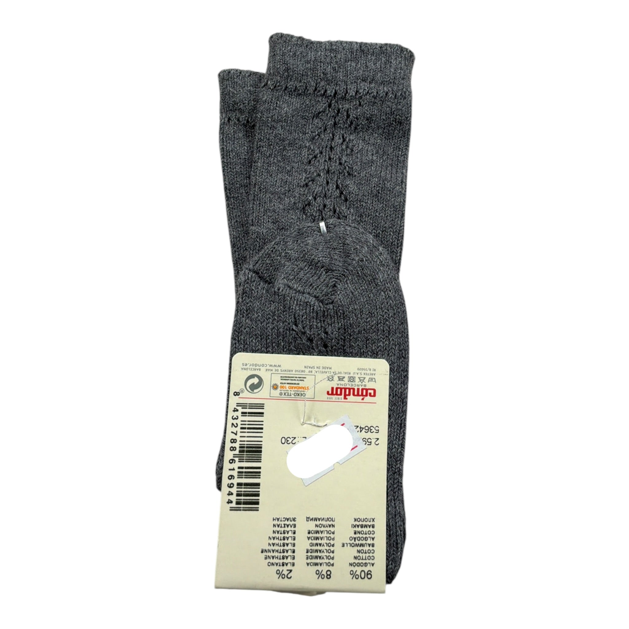 Cnd Calzini tinta unita Grigio per Neonata 2592 GRIGIO CND 