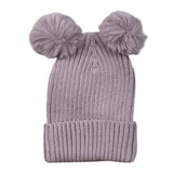Cnd Cappello tinta unita con Pon Pon Lilla per Neonata 50021010 LILLA CND 