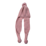 Cnd Cappello tinta unita con Pon Pon Rosa per Bambina 50462011 ROSA CND 