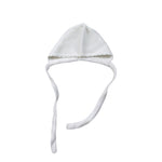 Cnd Cappello tinta unita con Ricami Bianco per Neonata 50500010 BIANCO CND 
