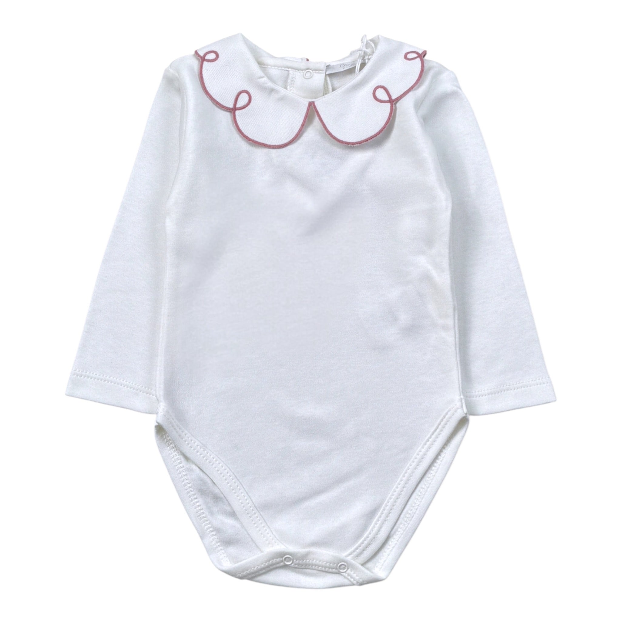 Coccode Body tinta unita con Colletto Bianco per Bambina C62110J BIANCO COCCODE 