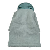 Coccode' Cappotto tinta unita Modello Teddy Verde Acqua per Neonata C62388N VERDE ACQUA COCCODE' 