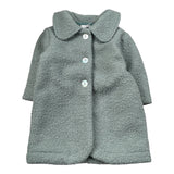 Coccode' Cappotto tinta unita Modello Teddy Verde Acqua per Bambina C62388 VERDE ACQUA COCCODE' 