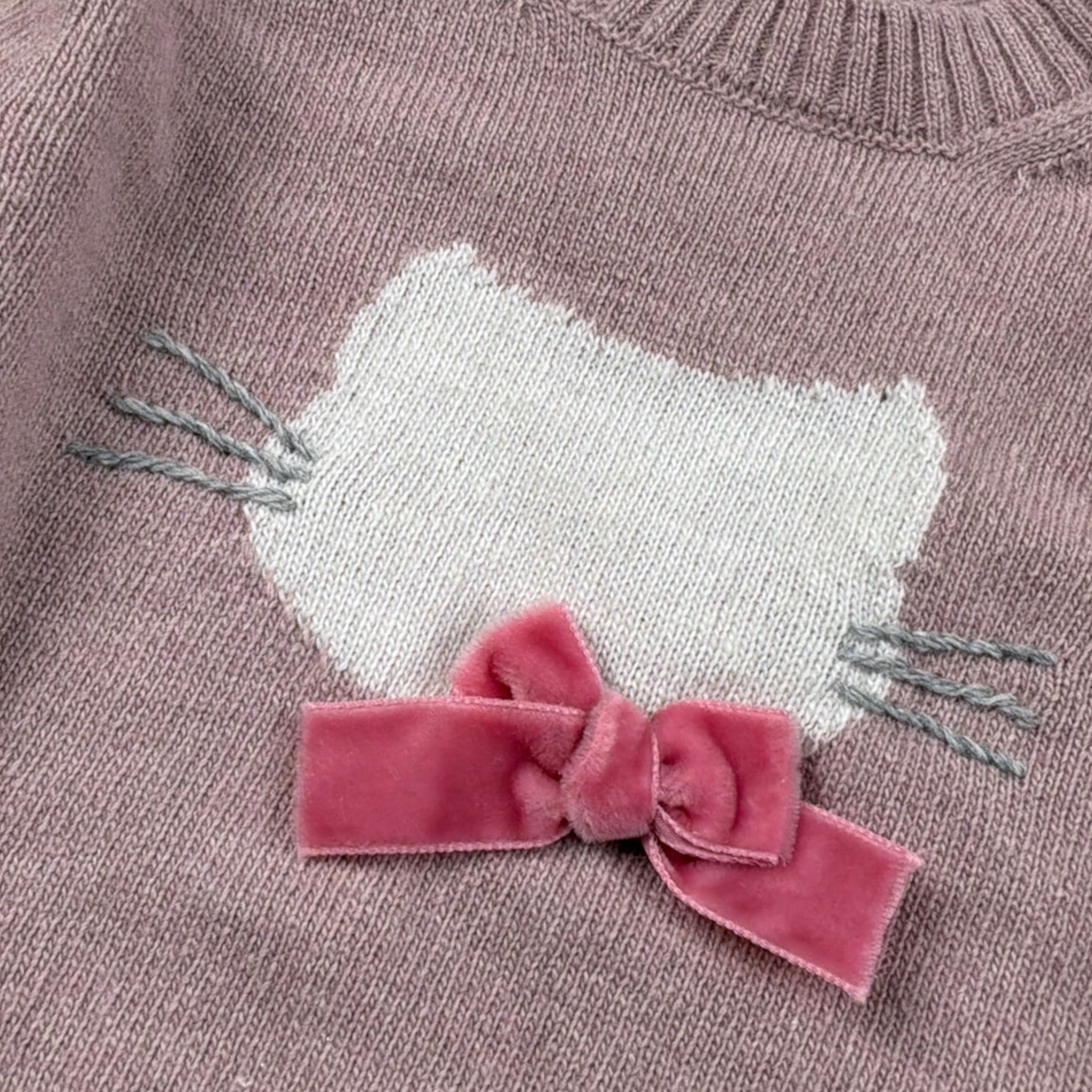 Coccode' Maglia tinta unita con Stampa Rosa per Bambina C62669XJ ROSA COCCODE' 