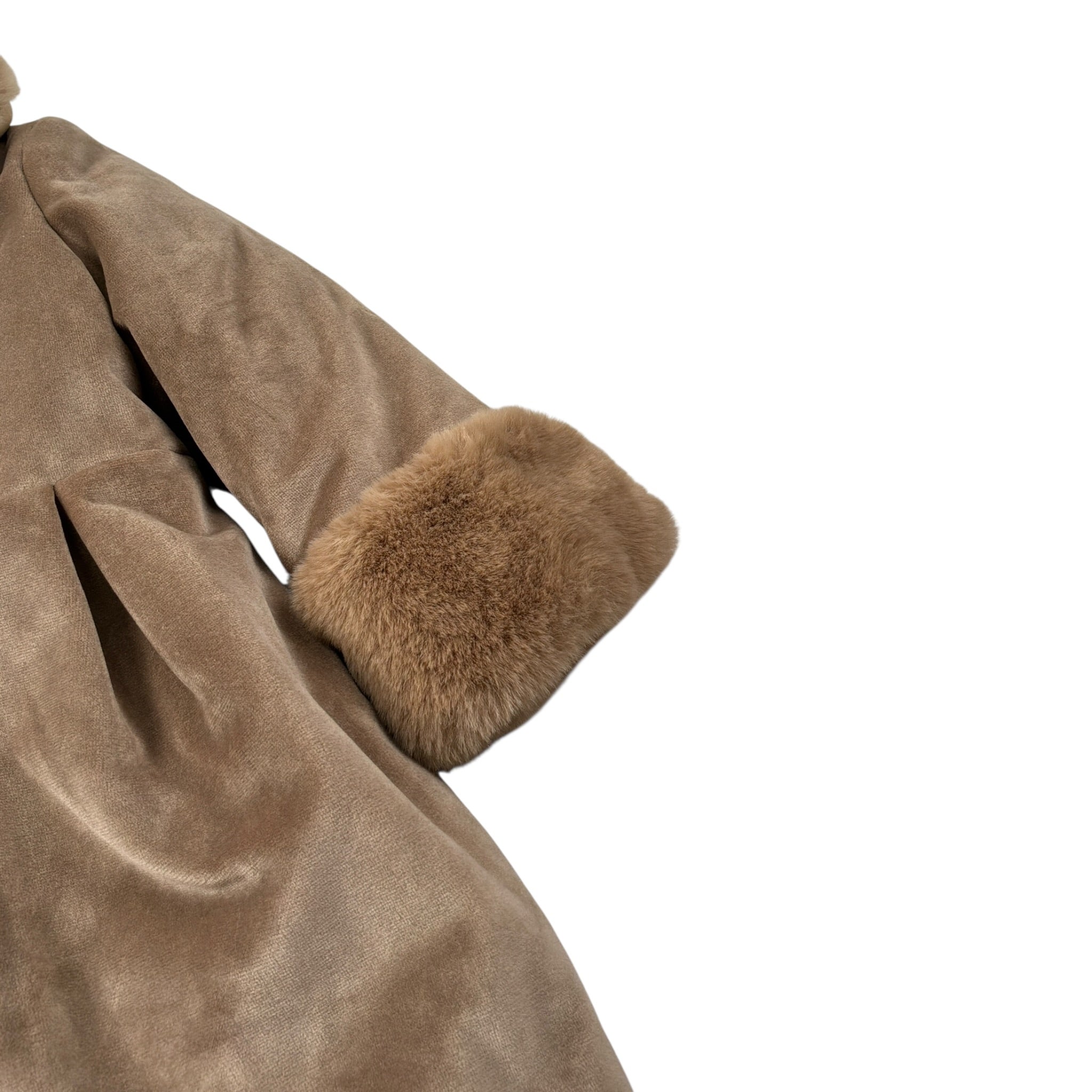 Colori Chiari Cappotto tinta unita Beige per Neonata FN116670 BEIGE COLORI CHIARI 