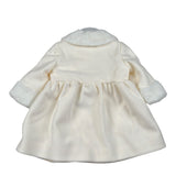 Colori Chiari Cappotto tinta unita con Colletto Panna per Neonata FN117905 PANNA COLORI CHIARI 