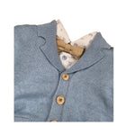 Colori Chiari Completo 4 Pezzi Camicia-Papillon-Bermuda-Cardigan Azzurro per Neonato MN407800X AZZURRO COLORI CHIARI 