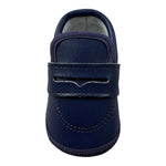 Colori Chiari Mocassino tinta unita Blu per Neonato MN956067 BLU COLORI CHIARI 