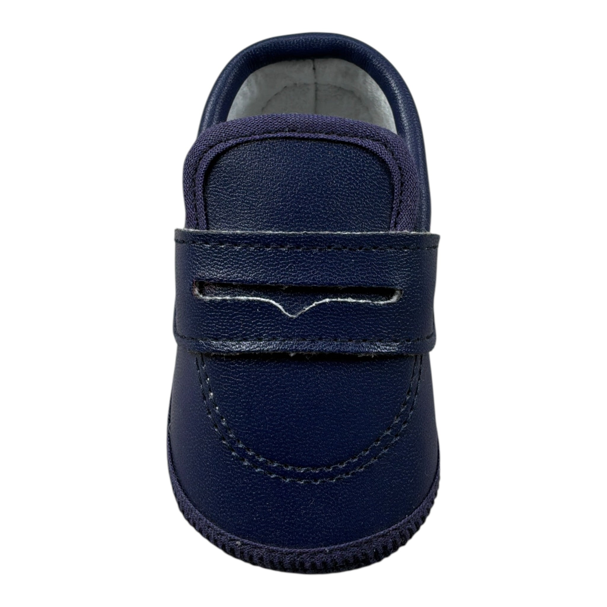Colori Chiari Mocassino tinta unita Blu per Neonato MN956067 BLU COLORI CHIARI 