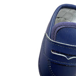 Colori Chiari Mocassino tinta unita Blu per Neonato MN956067 BLU COLORI CHIARI 