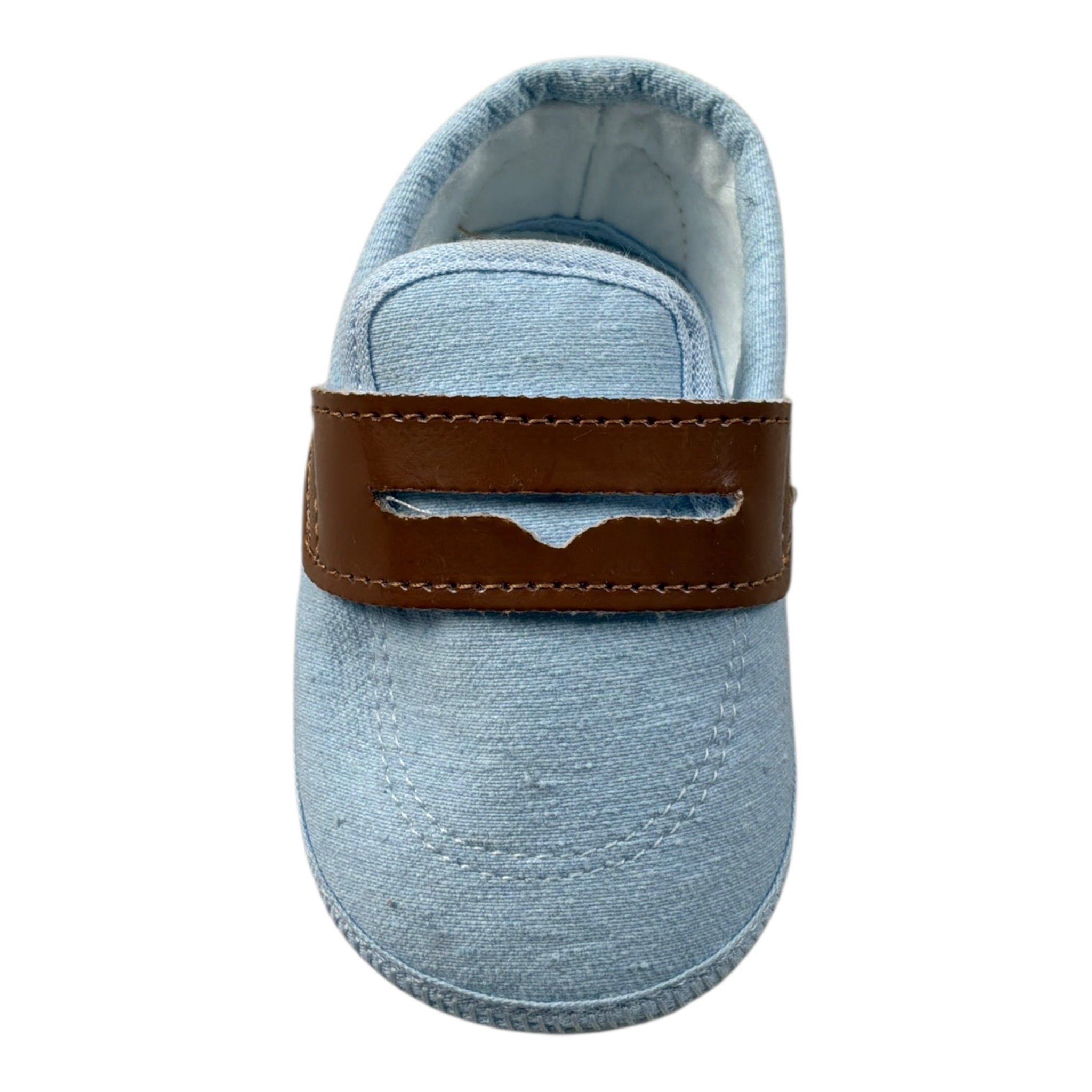 Colori Chiari Mocassini tinta unita Azzurro per Neonato MN9570222 AZZURRO COLORI CHIARI 