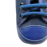 Colori Chiari Scarpine tinta unita con Lacci Blu per Neonato MN957226 BLU COLORI CHIARI 