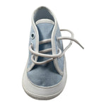 Colori Chiari Scarpine tinta unita con Lacci Azzurro per Neonato MN95722845 AZZURRO COLORI CHIARI 