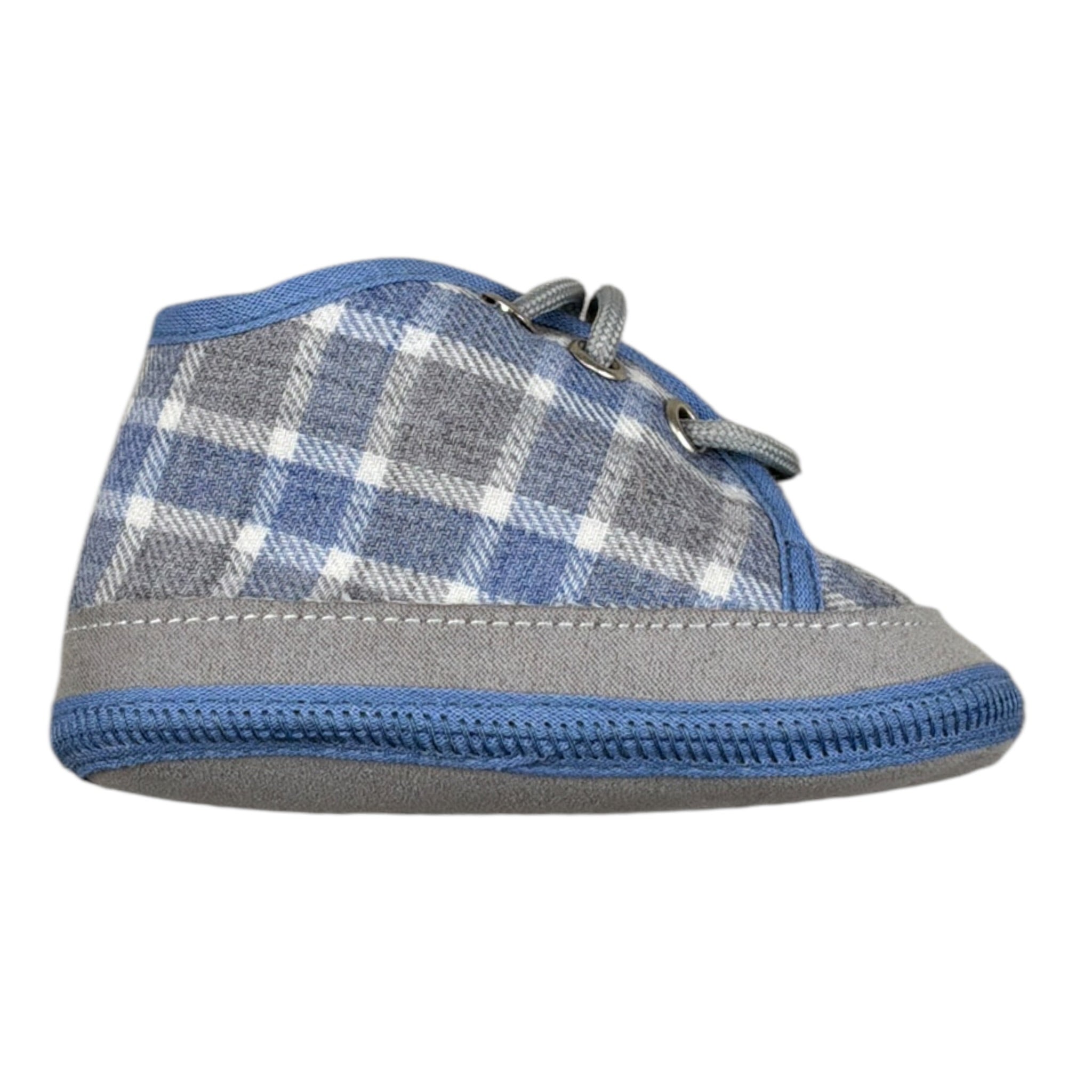 Colori Chiari Scarpine Multicolor con Lacci Grigio per Neonato MN957228 GRIGIO COLORI CHIARI 