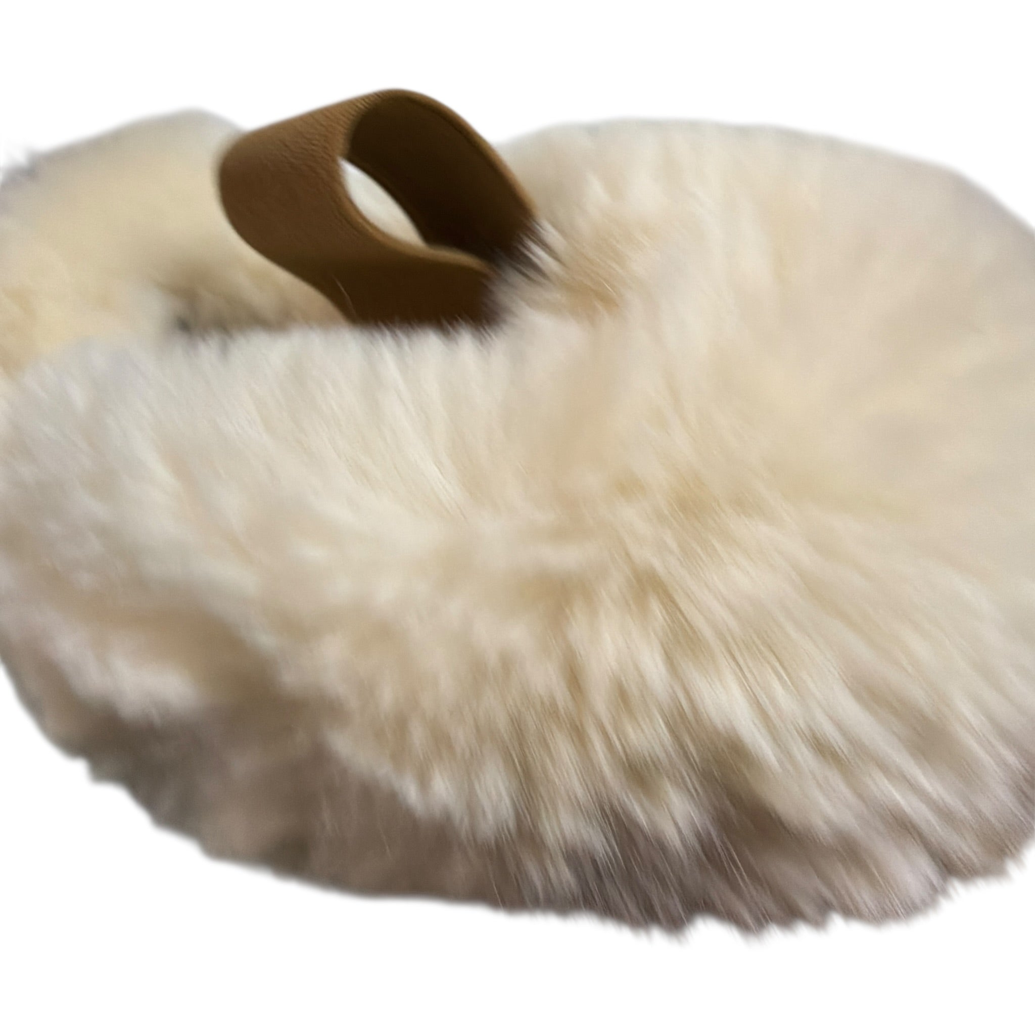 Colors Of California Ciabatta tinta unita Peluche Beige per Bambina HCYWPLA07 BEIGE COLORS OF CALIFORNIA 