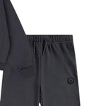Converse Completo 2Pz Felpa-Pantalone tinta unita Grigio per Bambina 4CH415 GRIGIO CONVERSE 