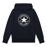 Converse Felpa tinta unita con Stampa E Cappuccio Nero per Bambino 9CC858 NERO CONVERSE 