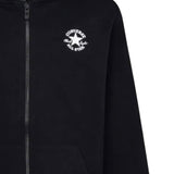 Converse Felpa tinta unita con Zip E Cappuccio Nero per Bambino 9CG706 NERO CONVERSE 
