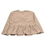 Cozmo Cardigan tinta unita con Fiocchi Beige per Bambina ANNABAK237W5 BEIGE COZMO 