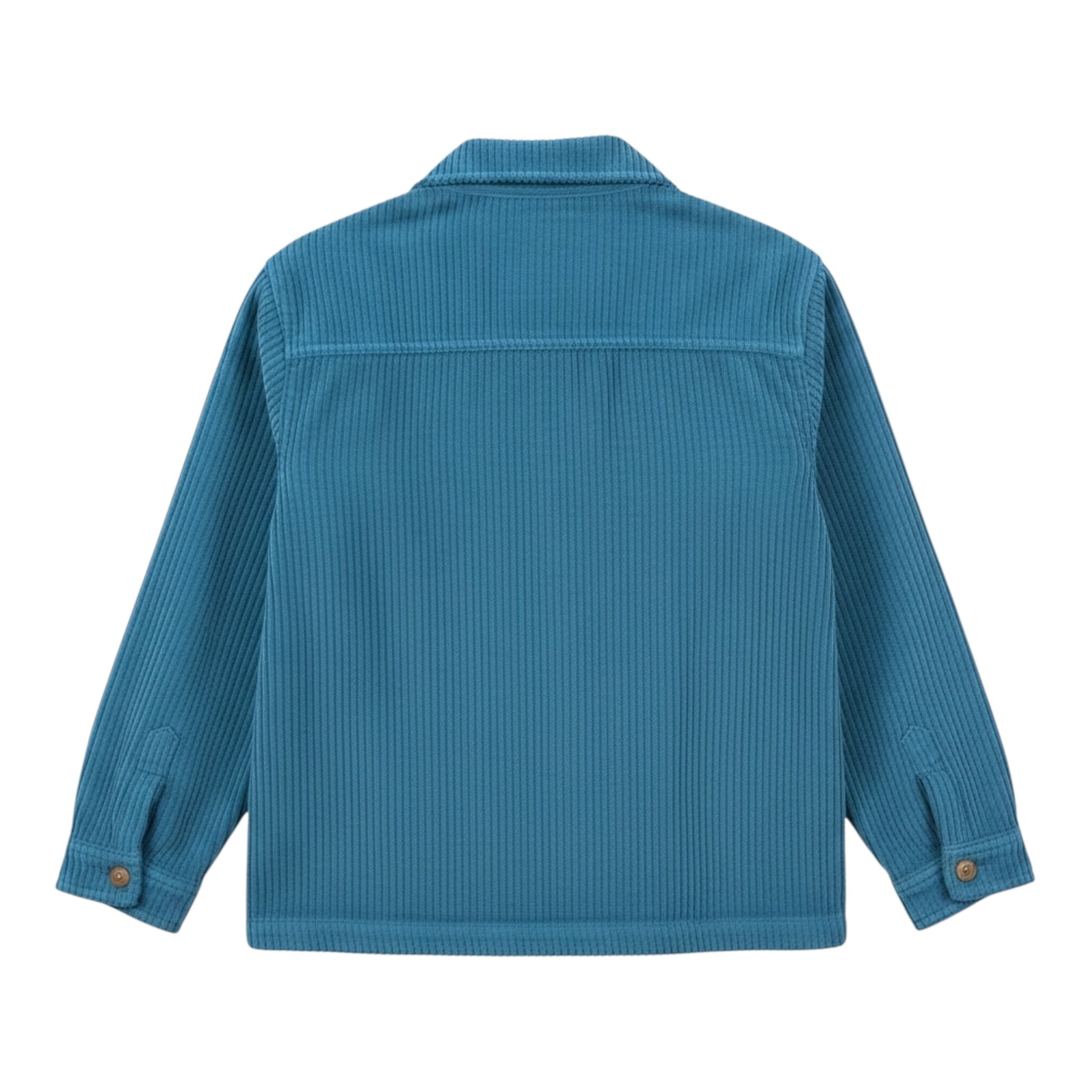 Cozmo Camicia tinta unita A Costine Petrolio per Bambino DAKARK247W5 PETROLIO COZMO 
