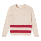 Cozmo Maglia tinta unita con Fantasia A Righe Beige per Neonato IDAHO228W5 BEIGE COZMO 
